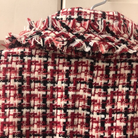 Sharp Dressy Cute Fun! Red, Black & white Jacket ♥️ like new! Medium - Picture 12 of 12